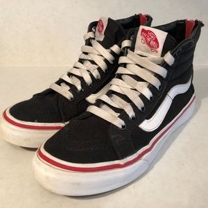 Vans Skate High Black Sneakers Youth 3.5 Womens 5